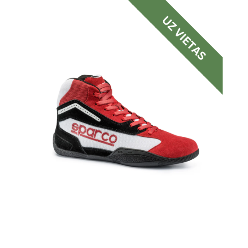 Kartinga apavi - Sparco Karting Shoes Gamma KB-4 - Racewear - Red/Black/White - Size 38