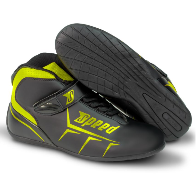 Katinga apavi - Speed Karting Shoes Rome 2.0 - Racewear - Black/Yellow