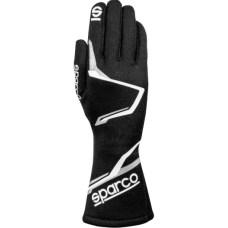 Kartinga cimdi - Sparco Glove Land+ FIA - Racewear - Black 