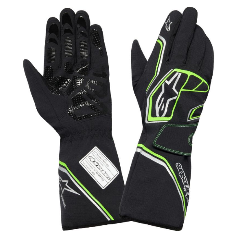 Kartinga cimdi - Alpinestars Karting Gloves Tempest v3 S - Racewear - BlackGreen