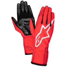 Kartinga cimdi bērniem - Alpinestars Karting Gloves KID Tech 1K Race V2 Pure - Racewear - Red/White