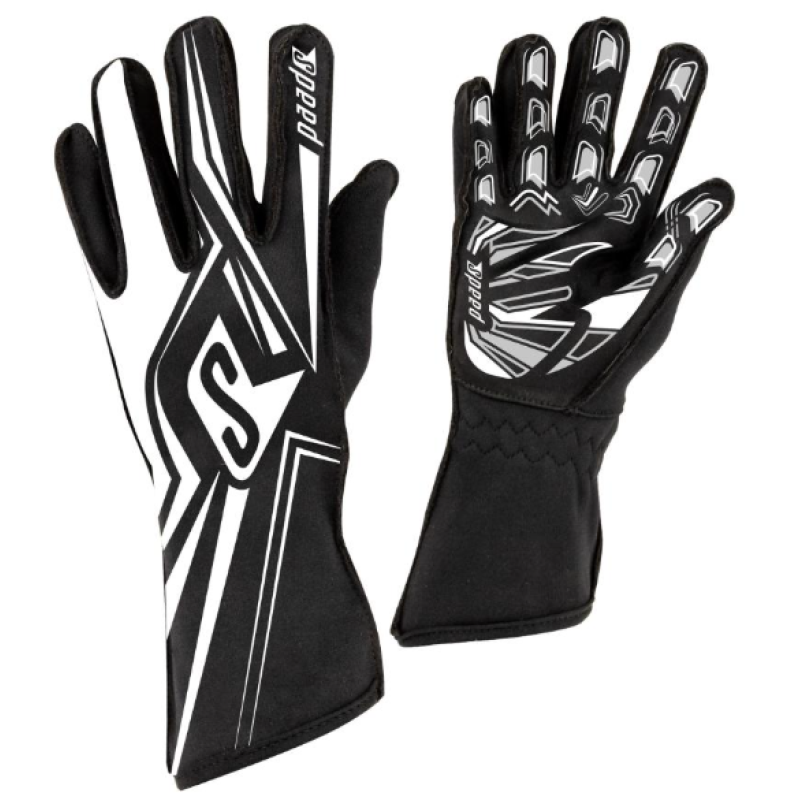 Kartinga cimdi - Speed Karting Gloves MELBOURNE 2.0 - Racewear - Black/White