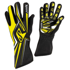 Kartinga cimdi - Speed Karting Gloves MELBOURNE 2.0 - Racewear - Yellow/Black/White