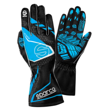 Kartinga cimdi - Sparco Karting Gloves K-Attack - Racewear - Black/Blue