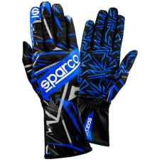 Kartinga cimdi - Sparco Karting Gloves K-Rookie - Racewear - Black/Blue