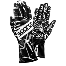 Kartinga cimdi - Sparco Karting Gloves K-Rookie - Racewear - Black/White