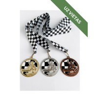 Kartinga medaļu komplekts - Medal start/ finish set - 50mm