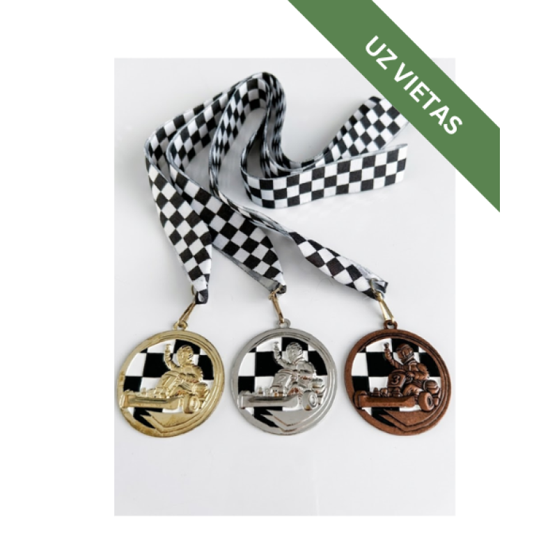 Kartinga medaļu komplekts - Medal start/ finish set - 50mm