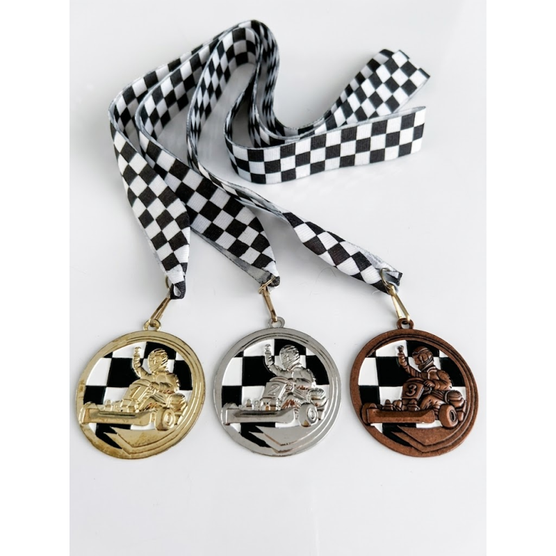 Kartinga medaļu komplekts - Medal start/ finish set - 50mm
