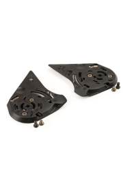 Ķiveres viziera mehānisms - Pivot/Ratchet mechanism