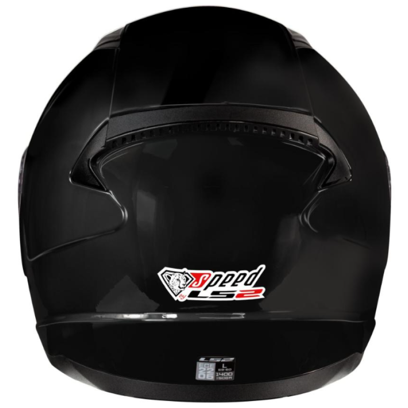 Kartinga ķivere - Full face Helmet Speed by LS2 - Racewear - Black Gloss
