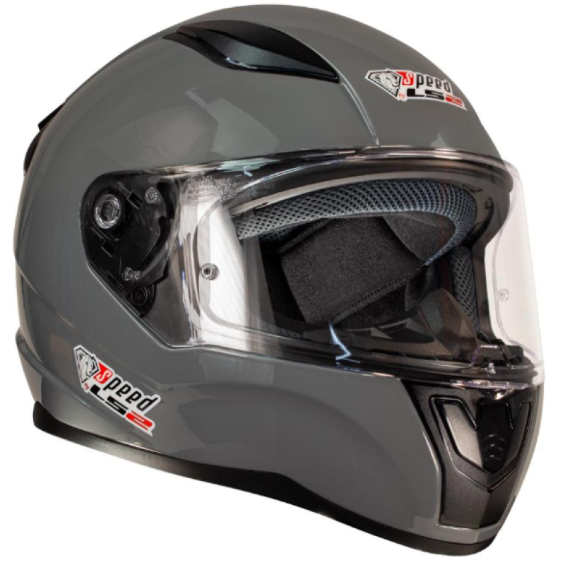 Kartinga ķivere - Full face Helmet Speed by LS2 - Racewear - Grey