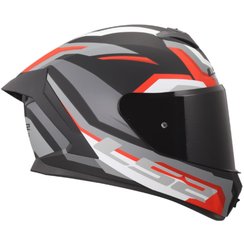 Kartinga ķivere - Full face Helmet - Speed by LS2 Rapid III FF820 Hyper Helmet - Racewear - Black/Red