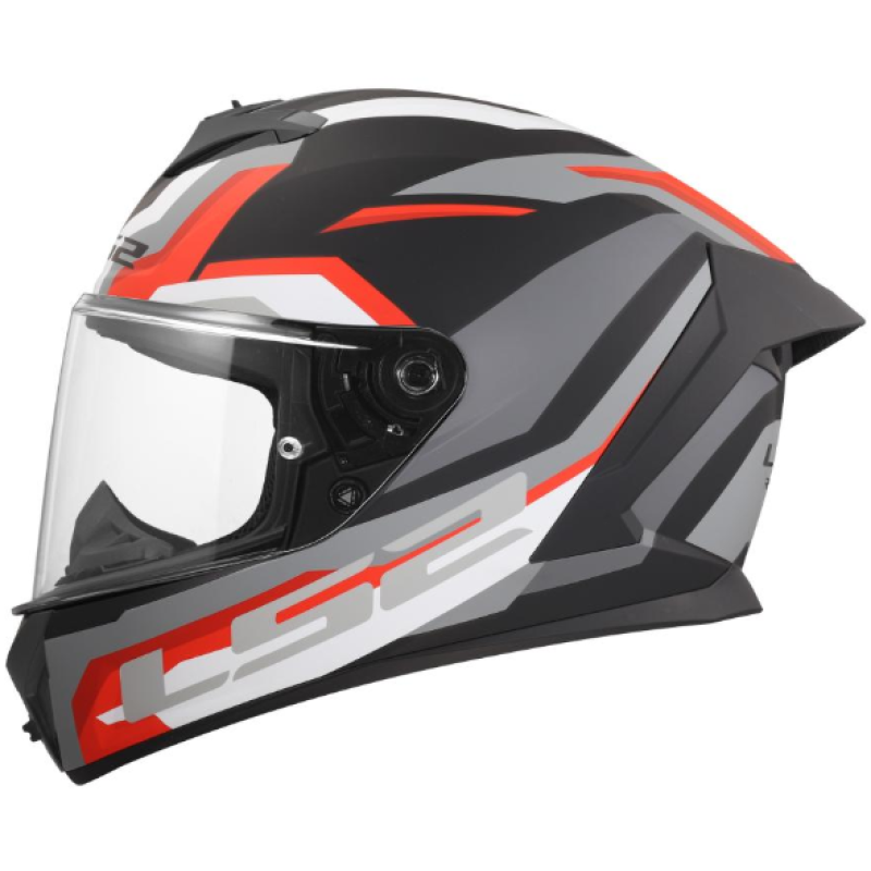 Kartinga ķivere - Full face Helmet - Speed by LS2 Rapid III FF820 Hyper Helmet - Racewear - Black/Red