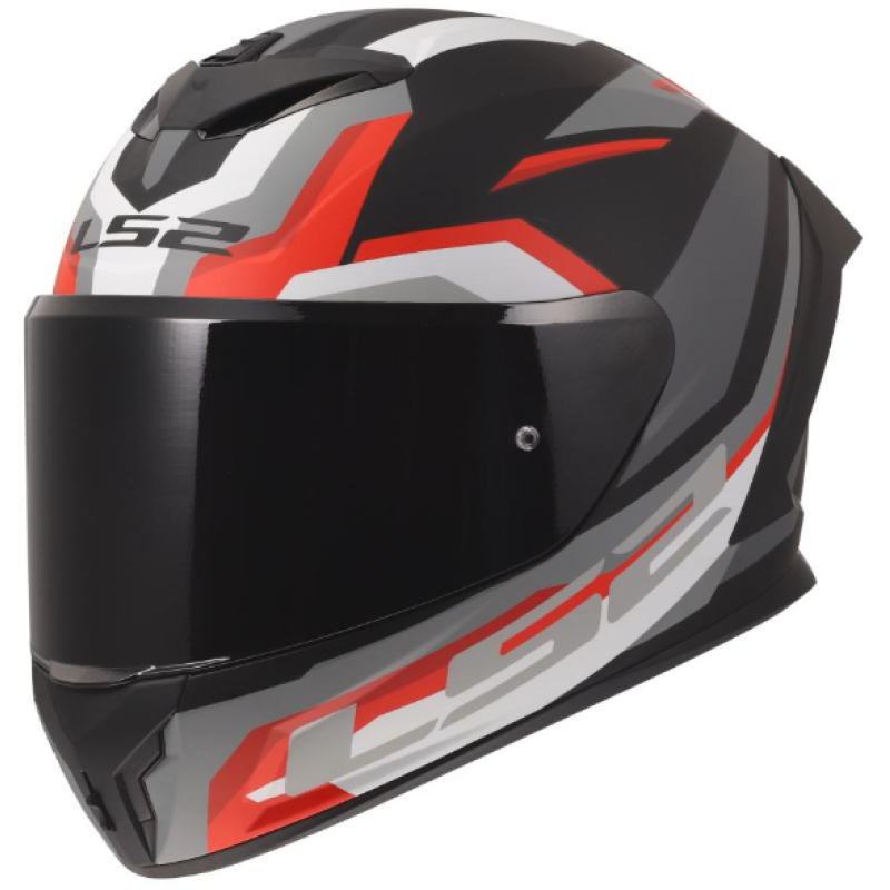 Kartinga ķivere - Full face Helmet - Speed by LS2 Rapid III FF820 Hyper Helmet - Racewear - Black/Red