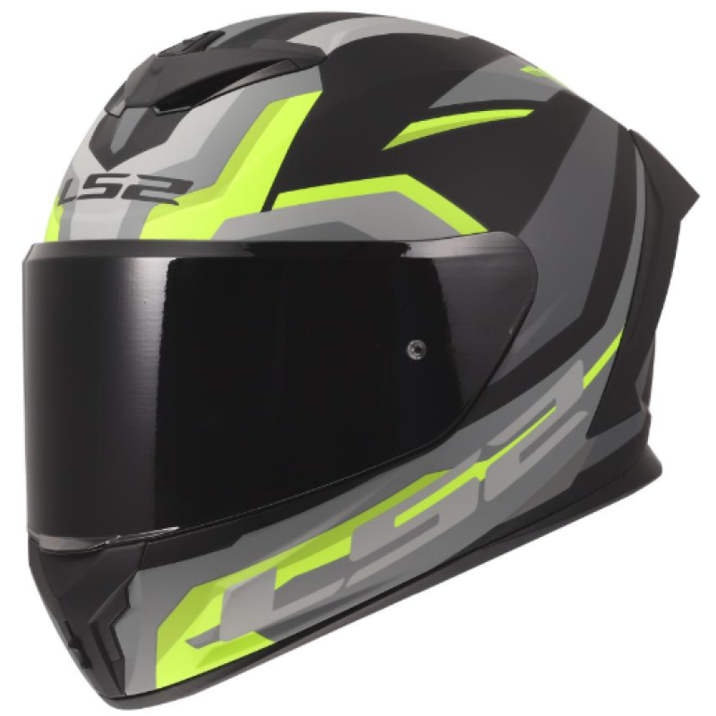 Kartinga ķivere - Full face Helmet - Speed by LS2 Rapid III FF820 Hyper Helmet - Racewear - Black/Yellow