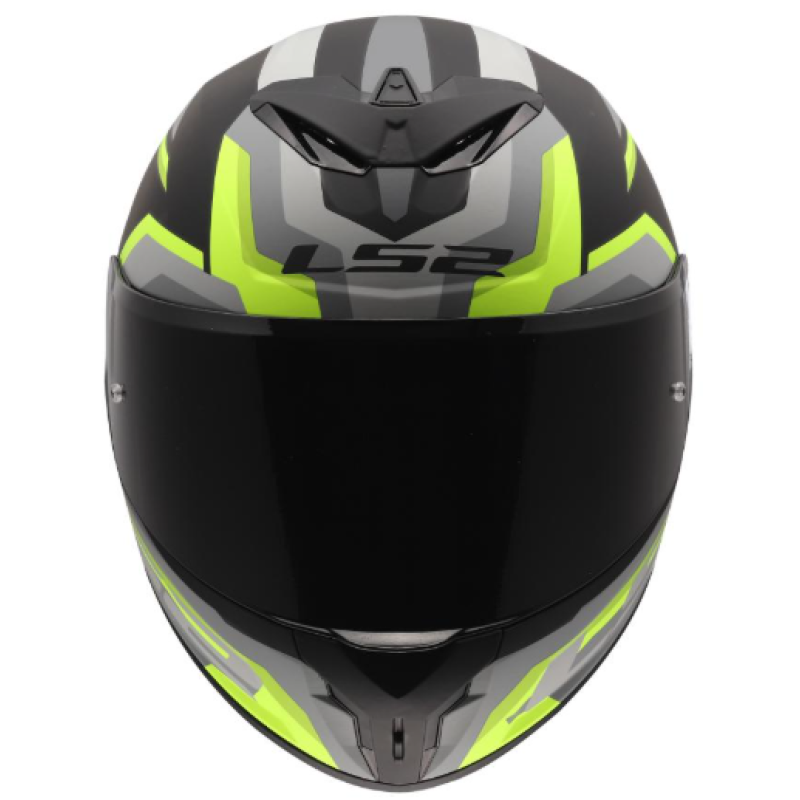 Kartinga ķivere - Full face Helmet - Speed by LS2 Rapid III FF820 Hyper Helmet - Racewear - Black/Yellow