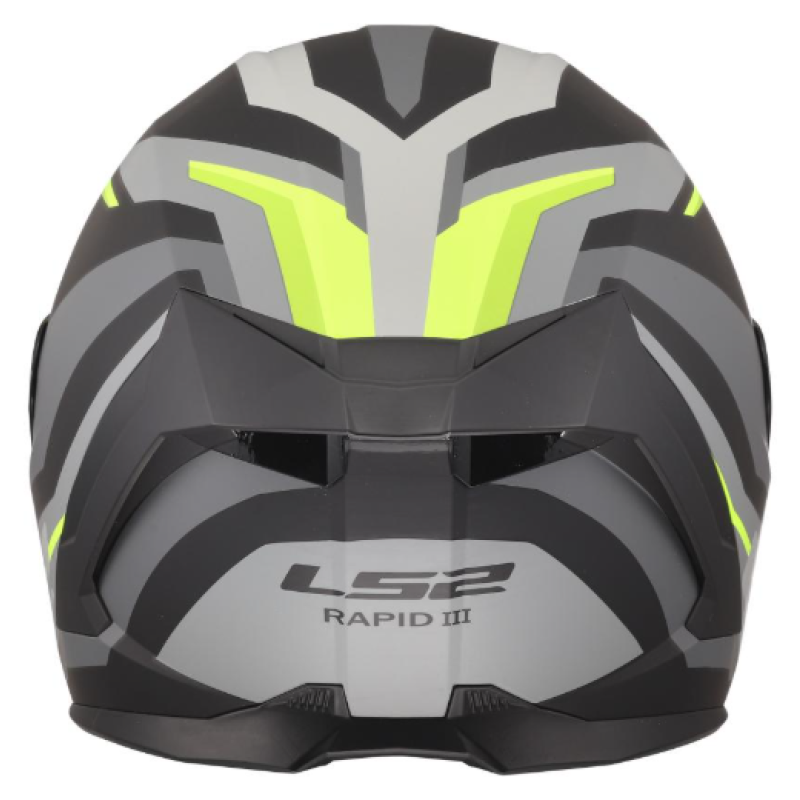 Kartinga ķivere - Full face Helmet - Speed by LS2 Rapid III FF820 Hyper Helmet - Racewear - Black/Yellow