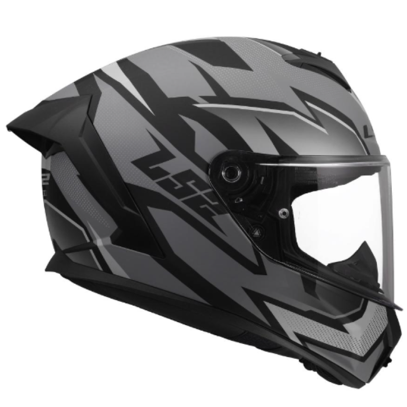 Kartinga ķivere - Full face Helmet - Speed by LS2 Rapid III FF820 XTREM Helmet - Racewear - Grey/Black