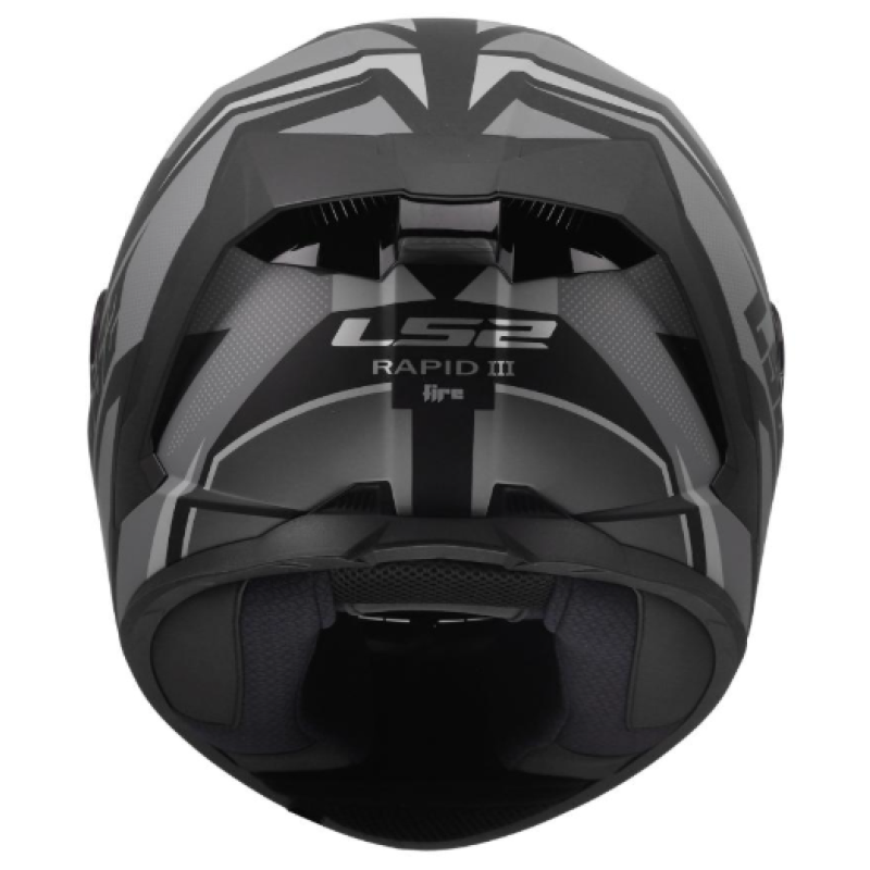 Kartinga ķivere - Full face Helmet - Speed by LS2 Rapid III FF820 XTREM Helmet - Racewear - Grey/Black