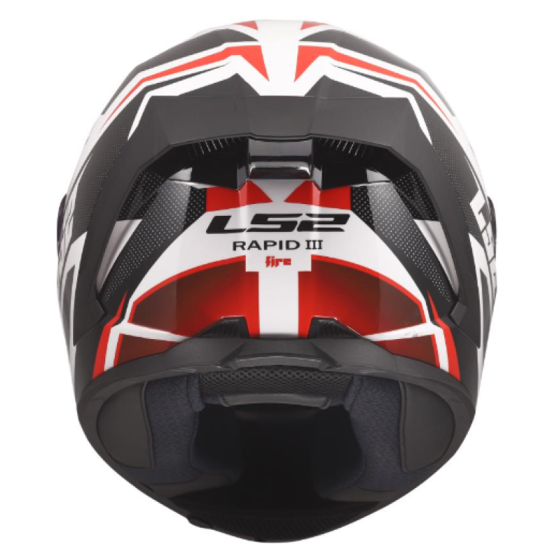 Kartinga ķivere - Full face Helmet - Speed by LS2 Rapid III FF820 XTREM Helmet - Racewear - Black/Red/White