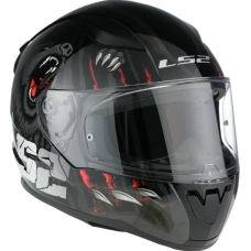 Kartinga ķivere - Full face Helmet - Speed by LS2 Rapid II Claw FF353 Helmet - Racewear - Black 