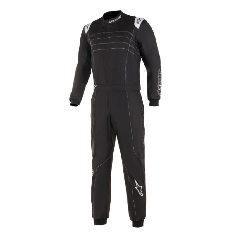 Kartinga kombinezons - Alpinestars Kart Suit KMX-9 V3 - Racewear - Black/White 
