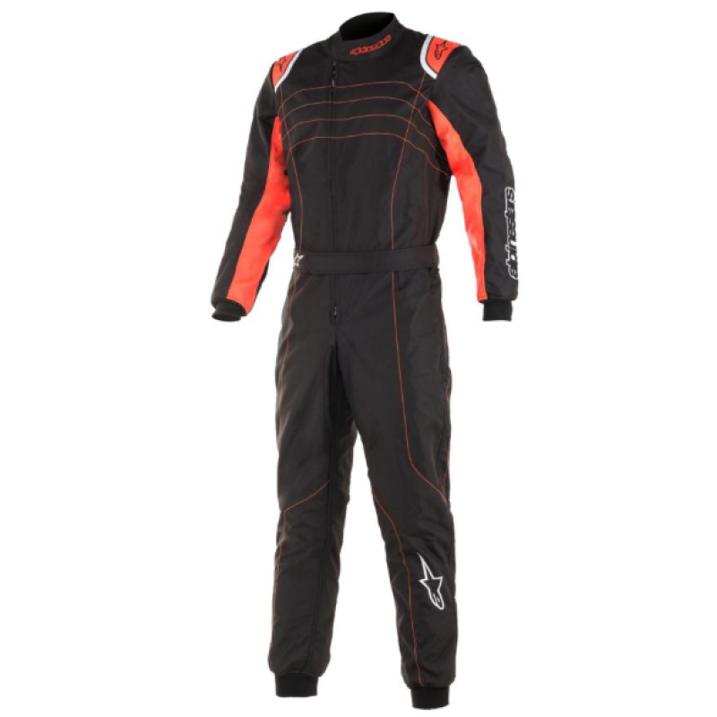 Kartinga kombinezons - Alpinestars Kart Suit KMX-9 V3 - Racewear - Black/Red