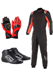 Alpinestars ekipējuma komplekts - Alpinestars Starter Kit - Black/Red