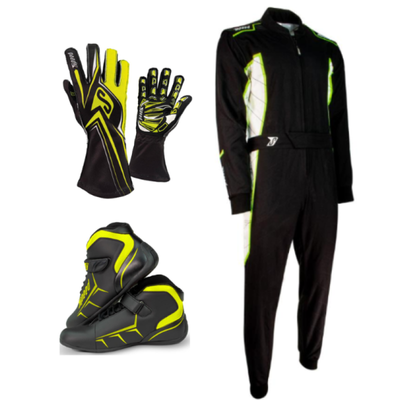 Speed Racewear ekipējuma komplekts - Speed Racewear Starter Kit - Black/Yellow/White