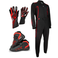 Speed Racewear ekipējuma komplekts - Speed Racewear Starter Kit - Black Red