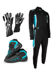 Speed Racewear ekipējuma komplekts - Speed Racewear Starter Kit - Black/Blue/White
