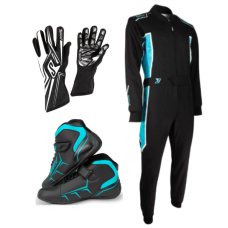Speed Racewear ekipējuma komplekts - Speed Racewear Starter Kit - Black/Blue/White