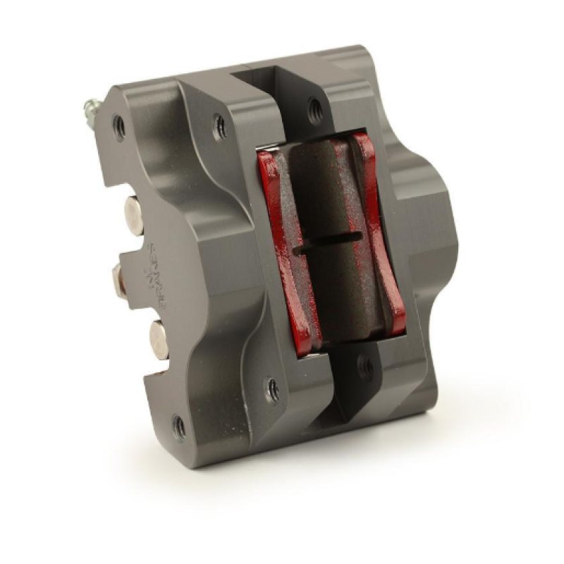KC aizmugurējais bremžu suports - KC brake caliper rear hyd. 2-piston KC100 - Kartingu rezerves daļas - Silver