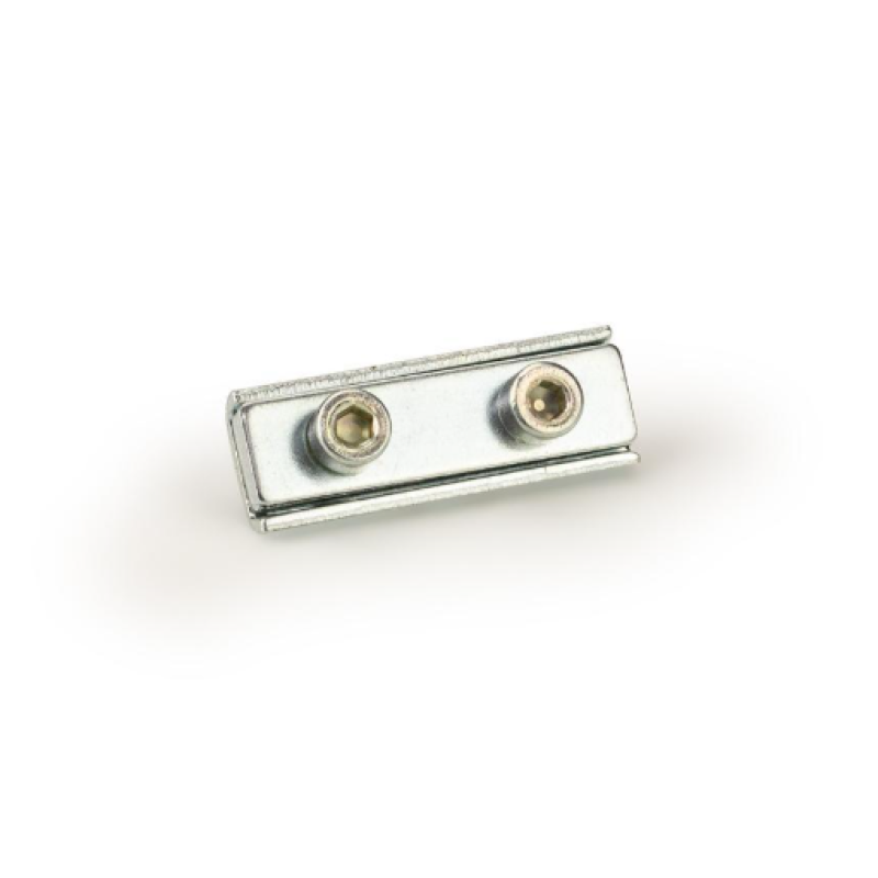 Troses skava ar 2 skrūvēm - Cable clamp with 2 screws - Kartingu rezerves daļas