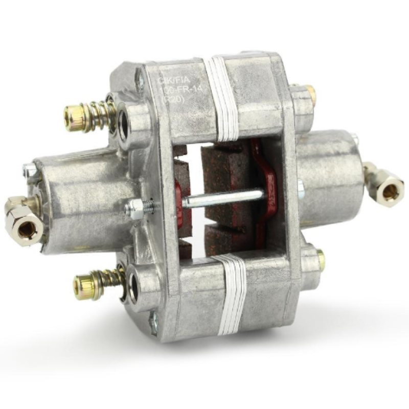 Aizmugurējais bremžu suports - Brake caliper rear hyd. 2-pistons CIK-FIA - Silver