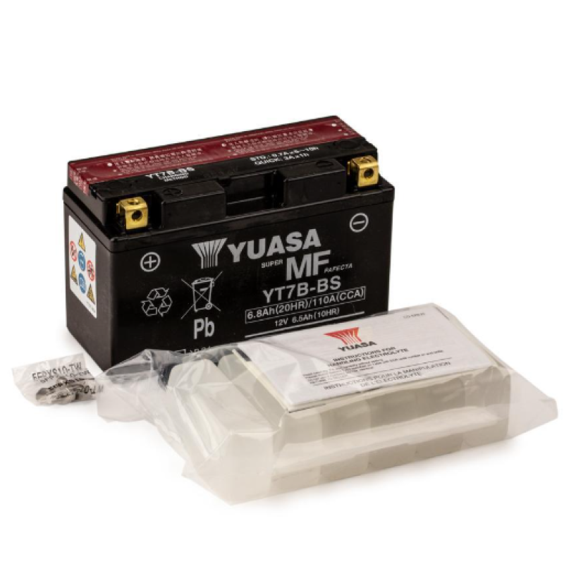 Akumulators 12 V – 6,5 Ah ar skābes komplektu - Battery 12 V-6,5 AH with acid pack for Rotax (265516) - Kartingu rezerves daļas