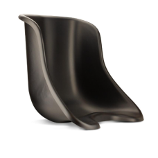 Tillet sēdeklis vakuumformēts, melns, bez pārklājuma - Tillet seat vacuum formed, not covered - Black - Size XXL - Kartingu rezerves daļas
