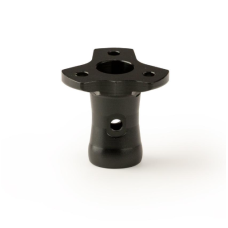 Stūres rumba 10° leņķī, - Steering wheel hub 10° angled - Aluminium - Kartingu Rezerves Daļas - Black