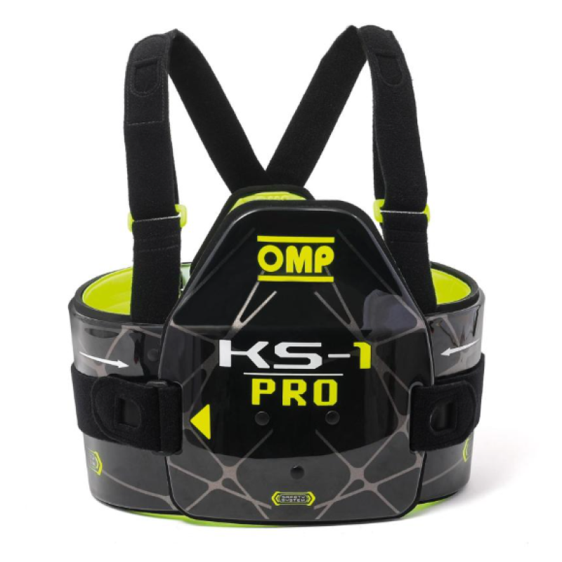 Ribu aizsargs - OMP Rib Vest KS-1 PRO FIA8870-2018 - Racewear - Black/Yellow